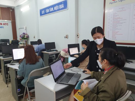Địa chỉ trung tâm kế toán tại Thanh Hóa không khí trong trung tâm đào tạo kế toán tin học thực hành ATC vẫn nhộn nhịp đông vui học viên đến 