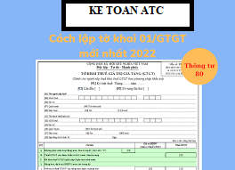Học kế toán thuế tại Thanh Hoá Xin chào các bạn,hôm nay hãy cùng kế toán ATC tìm hiểu 3 bước lập tờ khai thuế GTGT mẫu 01 theo thông tư 80 