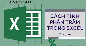 Học tin học văn phòng tại Thanh Hóa Để quy đổi một số lieeuju thành phần trăm dựa trên một tổng nào đó, bạn thường dùng cách tính ra số 