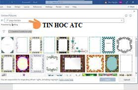 Lớp tin học ở Thanh Hóa Bạn muốn tạo khung viền cho văn bản, mời bạn theo dõi bài viết sau nhé!Bước 1: Đầu tiên các bạn cần mở