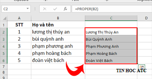 Học tin học văn phòng tại Thanh Hóa Trong bảng tính bạn muốn cài đặt mặc định để excel tự động viết hoa chữ cái đầu, mời bạn theo 