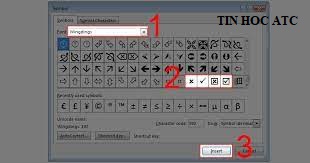 Học tin học văn phòng tại Thanh Hóa Có nhiều cách để chèn dấu tích trên word, tin học ATC xin giới thiệu 3 cách dưới đây nhé!Cách 1: Sử Dụng 