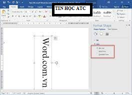Học tin học văn phòng ở Thanh Hóa Khi thiết kế văn bản hoặc tạo bảng, bạn muốn xoay ngang chữ? Tin học ATC xin giới thiệu bạn ba 