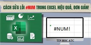 Học tin học văn phòng ở Thanh Hóa Khi trong bảng tính xuất hiện lỗi #NUM!, bạn không biết ý nghĩa của lỗi đó và cách sửa như thế nào? 