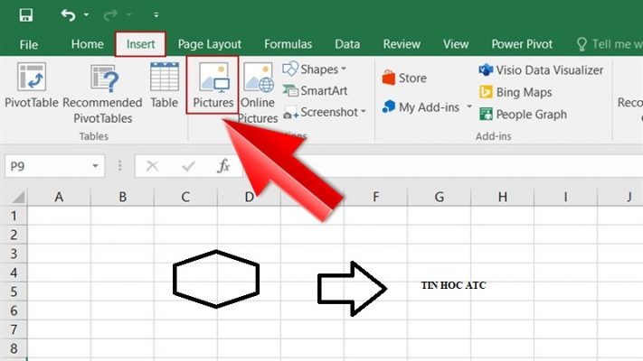 Trung tam tin hoc tai thanh hoa Bạn chèn hình ảnh và muốn cắt ảnh trong excel cho vừa với nội dung? Tin học ATC sẽ hướng dẫn các bạn thông qua 