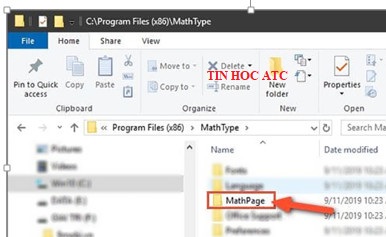 Học tin học văn phòng ở Thanh Hóa Để chèn mathtype vào văn bản trong word, bạn hãy thử làm theo cách sau, ATC sẽ mang đến phương pháp 