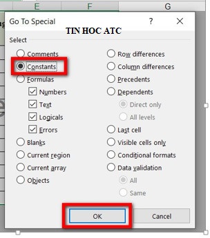 Trung tâm đào tạo tin học ở Thanh Hóa Bạn muốn xóa nội dung trong excel mà không xóa công thức? Mời bạn tham khảo bài viết sau đây nhé!