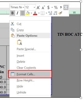 Hoc tin hoc van phong o Thanh Hoa Nếu bạn muốn ẩn công thức tính trong excel vì không muốn người khác nhìn thấy hoặc vì mục 