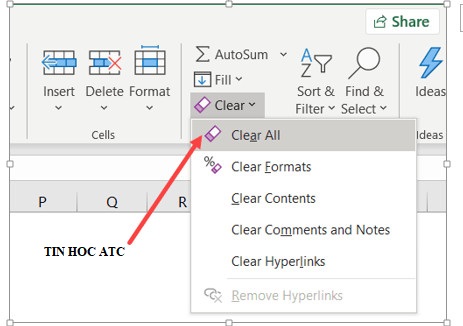 Trung tâm đào tạo tin học tại Thanh Hóa Bạn muốn xóa nội dung trong excel mà không xóa công thức? Mời bạn tham khảo bài viết sau đây nhé!