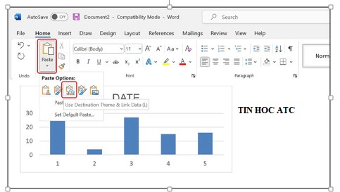 Trung tam tin hoc o thanh hoa Bản báo cáo của bạn cần liên kết giữa excel và word để làm rõ số liệu của bạn. Bạn chưa biết cách làm 