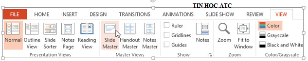 Học tin học văn phòng ở Thanh Hóa Tính năng Slide Master trong  PowerPoint sẽ cho sửa đổi bố cục hoặc nội dung nhanh chóng và áp dụng thay 