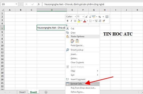 trung tam tin hoc o thanh hoa Bạn muốn xuống dòng trong excel nhanh, gọn, tin học ATC sẽ hướng dẫn bạn 6 cách sau nhé!