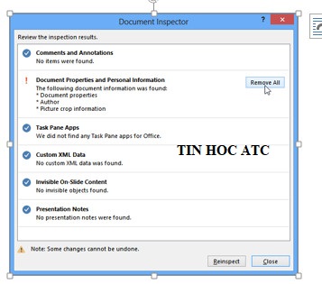 Học tin học văn phòng ở Thanh Hóa Bạn muốn bảo mật thông tin thuyết trình Powerpoint? Tin học ATC xin chia sẽ cách làm dễ áp 