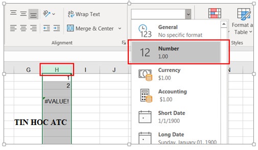 Hoc tin hoc van phong o Thanh Hoa 7 mã lỗi excel phổ biến mà bạn hay gặp trong khi sử dụng excel để tính toán là gì? Cách khắc phục như 