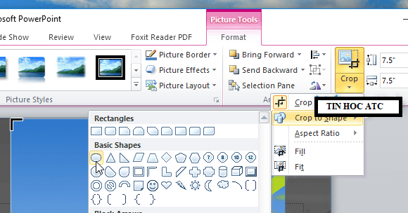 Trung tâm tin học tại thanh hóa Bạn chèn hình ảnh và muốn cắt ảnh trong excel cho vừa với nội dung? Tin học ATC sẽ hướng dẫn các bạn 