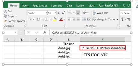 Hoc tin hoc o van phong o thanh hoa Có nhiều cách để chèn ảnh vào excel, hôm nay tin học ATC xin chia sẽ đến bạn đọc 2 cách dễ áp dụng 