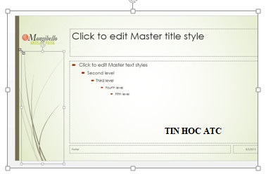 Học tin học văn phòng tại Thanh Hóa Tính năng Slide Master trong  PowerPoint sẽ cho sửa đổi bố cục hoặc nội dung nhanh chóng và áp 