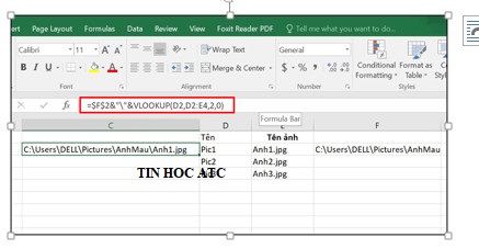 Hoc tin hoc o van phong o thanh hoa Có nhiều cách để chèn ảnh vào excel, hôm nay tin học ATC xin chia sẽ đến bạn đọc 2 cách dễ áp dụng 