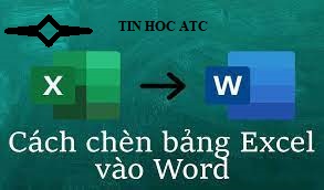 Trung tâm tin học ở thanh hóa Tin học ATC xin giới thiệu bạn 4 cách chèn bảng excel vào word đơn giản và chi tiết trong bài viết dưới đây nhé!