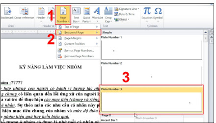 Học tin học văn phòng tại Thanh Hóa Trang đầu tiên trong văn bản của bạn là trang bìa và bạn không muốn đánh số trang? Vậy làm sao để 