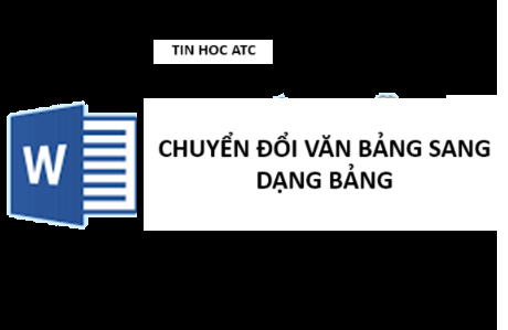 Học tin học văn phòng tại Thanh Hóa Bạn muốn chuyển đổi văn bản sang dạng bảng hàng laotj nhưng chưa biết cách làm? Hãy thử làm cách sau nhé!