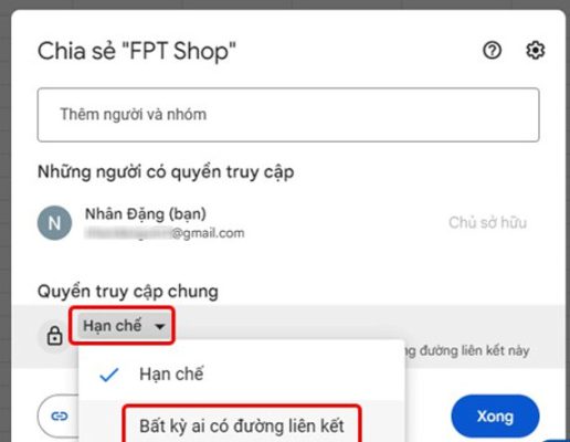 Học tin học tại thanh hóa Nếu làm việc nhóm trên google sheet các bạn cần phải biết cách chia sẽ link, vậy giải pháp đơn giản và hiệu quả là 