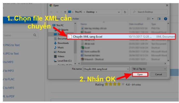 Hoc tin hoc cap toc o thanh hoa Bạn kết xuất file trên phần mềm về và nó có dạng XML, bạn muốn đổi nó thành dạng file excel để dễ làm 