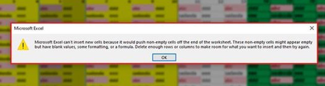 Hoc tin hoc cap toc o thanh hoa Lỗi excel không cho chèn thêm cột, dòng là lỗi gì? Nguyên nhân do đâu và cách sửa như thế nào? Mời 