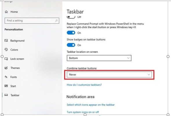 Học tin học văn phòng tại Thanh Hóa Bạn đã biết cách tách nhóm các ứng dụng trên thanh Taskbar Windows 10 + Windows 11 chưa? Nếu 