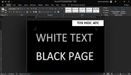 Trung tâm tin học ở thanh hóa Nếu bạn muốn biết cách sửa lỗi word bị nền đen thì mời bạn tham khảo bài viết này của tin học ATC nhé!