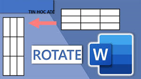 Học tin học ở thanh hóa Xin chào các bạn, bài viết sau đây tin học ATC xin chia sẽ đến bạn về cách xoay bảng trong word cực dễ làm, mời bạn