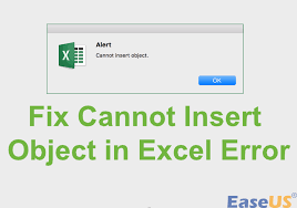 Học tin học văn phòng tại Thanh Hóa Làm thế nào khi excel hiện lỗi Cannot insert object? Bạn đừng lo tin học ATC có giải pháp cho