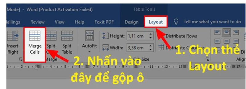 Học tin học văn phòng tại Thanh Hóa Cách để gộp và bỏ gộp ô trong word như thế nào? Nếu bạn đang tìm hiểu vấn đề này mời bạn tham khảo 