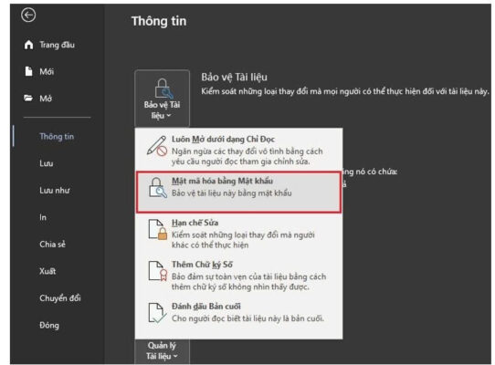 Học tin học văn phòng tại Thanh Hóa Bạn đang quan tâm đến cách khóa file word để tài liệu được an toàn, mời bạn tham khảo bài viết sau đây 